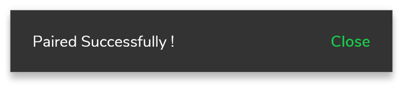 Flutter Custom Toast with Button