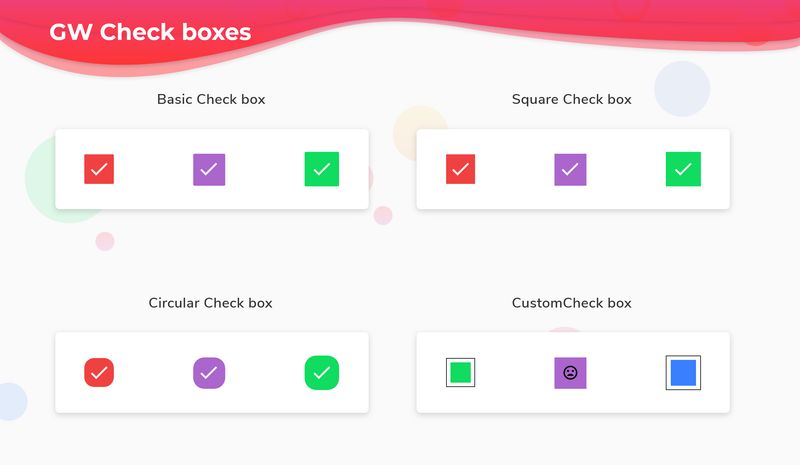 GF Flutter Checkbox Widget 