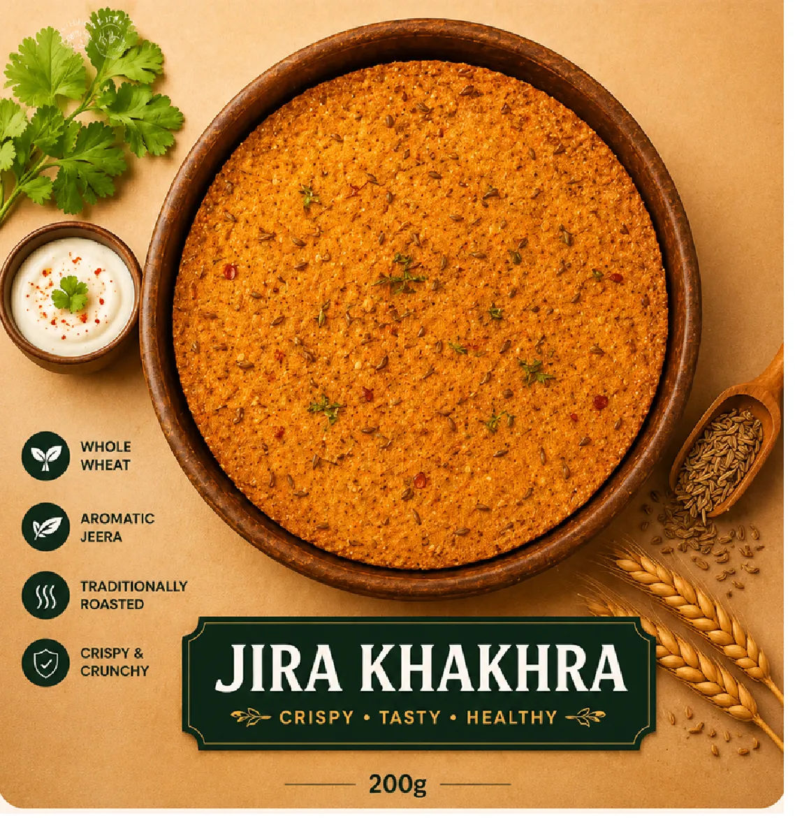 Jira Khakra 200g pack