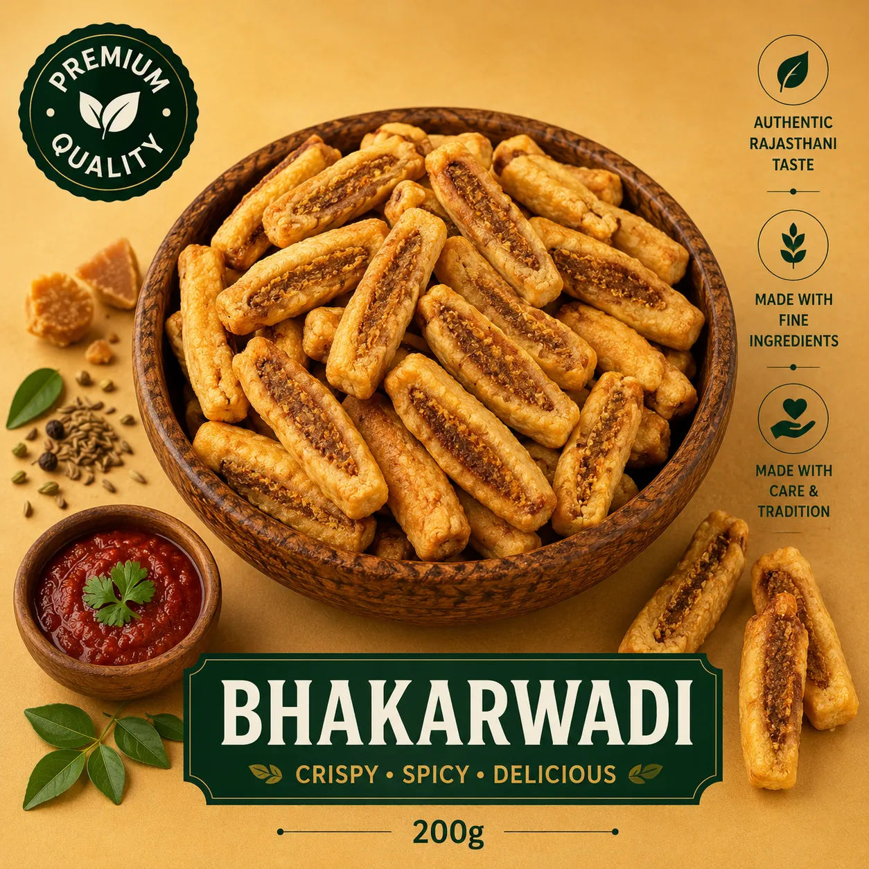 Bhakarwadi 200g pack