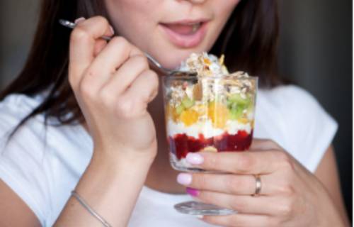 Vitamin Sprinkles added to a parfait, no pills needed