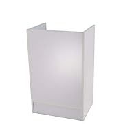 FixtureDisplays® 19.7" White Cash Wrap w/Pull-Out Drawer & Storage Shelf 119724