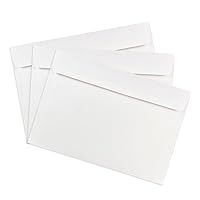JAM PAPER 7 x 10 Booklet Commercial Envelopes - White - 50/Pack