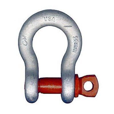 Campbell T9600535 5/16" Zinc Plated Screw Pin Anchor Shackle