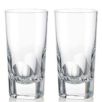Rogaska Crystal Manhattan Highball Large Set Of 2 by Rogaska