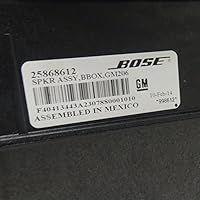 25868612 Compact Woofer Speaker OEM GM 2010-14 Cadillac CTS Wagon