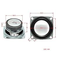 Gikfun 2" 4Ohm 3W Full Range Audio Speaker Stereo Woofer Loudspeaker for Arduino (Pack of 2pcs) EK1725