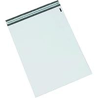 BOX USA Poly Mailer Envelopes, 14 1/2" x 19", White, Self-Seal Without Tear Strip, Waterproof and Puncture Resistant, for Packing, Mailing, and Shipping, Pack of 100