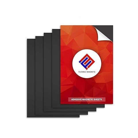 Set of 12 Adhesive Magnets 4" x 6" Self Adhesive Magnets Perfect for Photos.