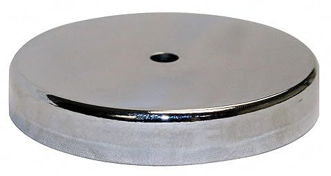 Magmate 47.5 Lbs. Holding Capacity,2-1/32" Dia.,5/16" Height,7/16" Magnet I.D.,3/16" Hole I.D.,Plated Cup Low Profile Cup Magnet,Wt. 0.05 Lbs.