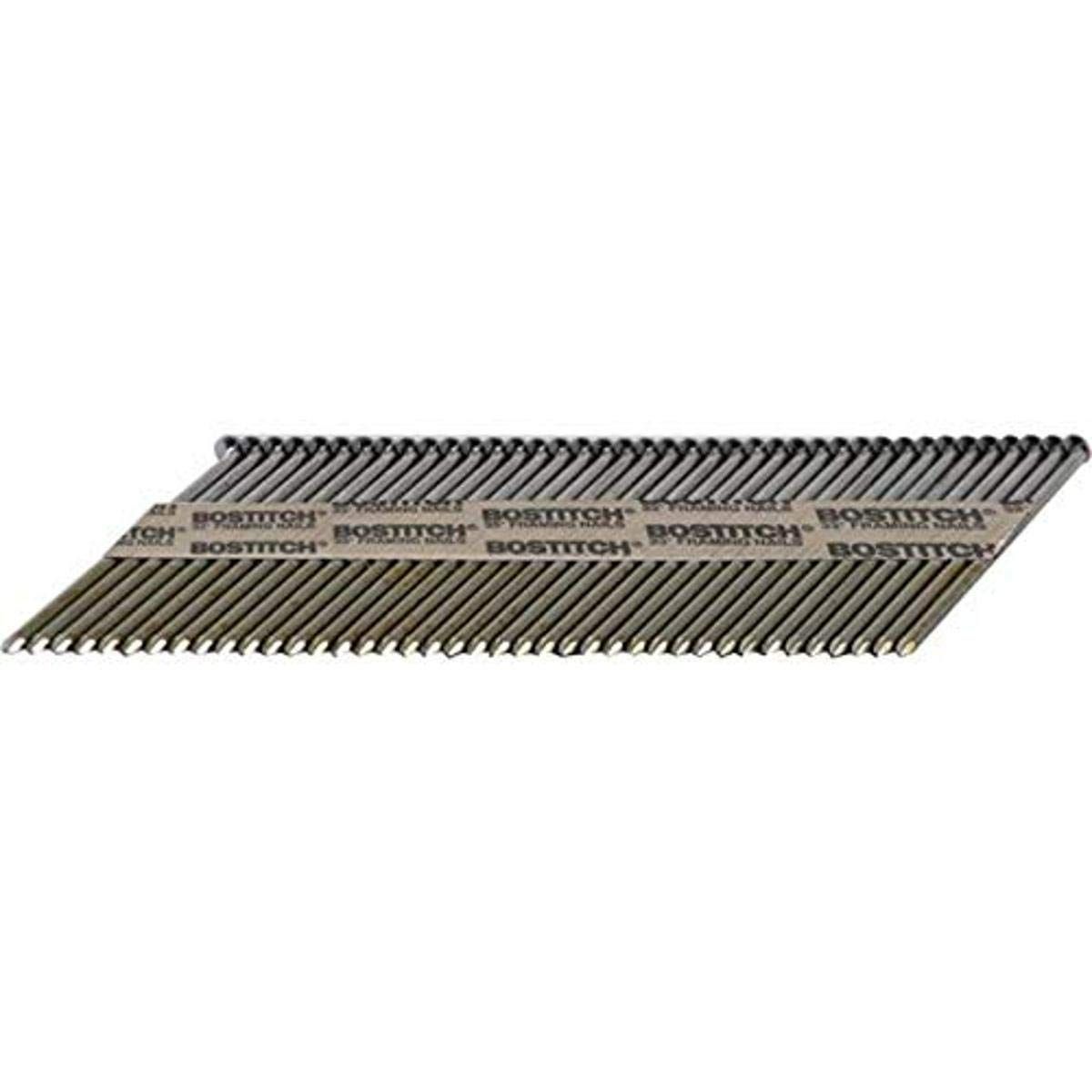 BOSTITCH PT-12D131GFH2 3.25 -Inch X .131-Inch Smooth Shank Thickcoatr Galvanized Papertape Nail, 2500Ct