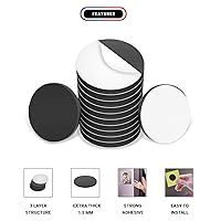 Adhesive Magnetic Discs - Round Magnetic Discs With Adhesive Backing - Magnetic Adhesive Dots Great For Crafts! Magnetic Discs are great to use at Home, Office, School & More!(3/4 inch, 60 Pieces)