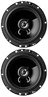 Planet Audio TRQ622 6.5 Inch Car Speakers - 250 Watts of Power Per Pair, 125 Watts Each, Full Range, 2 Way, Sold in Pairs