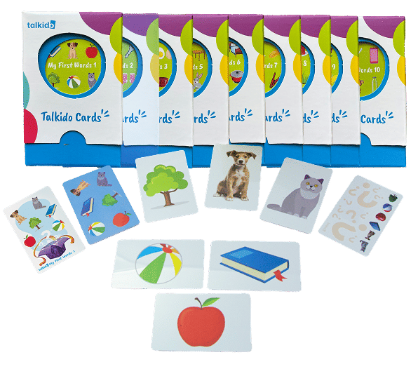 My First Words Play Sets (10 packs) | Talkido