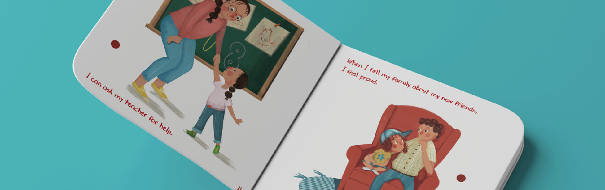 I Say Hello social story book preview