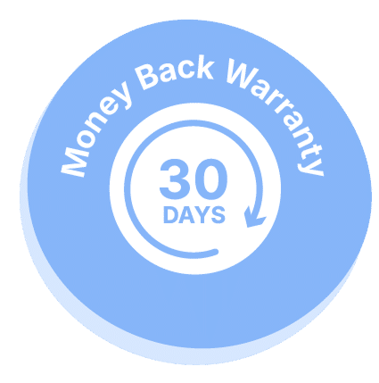 30 day money back guarantee