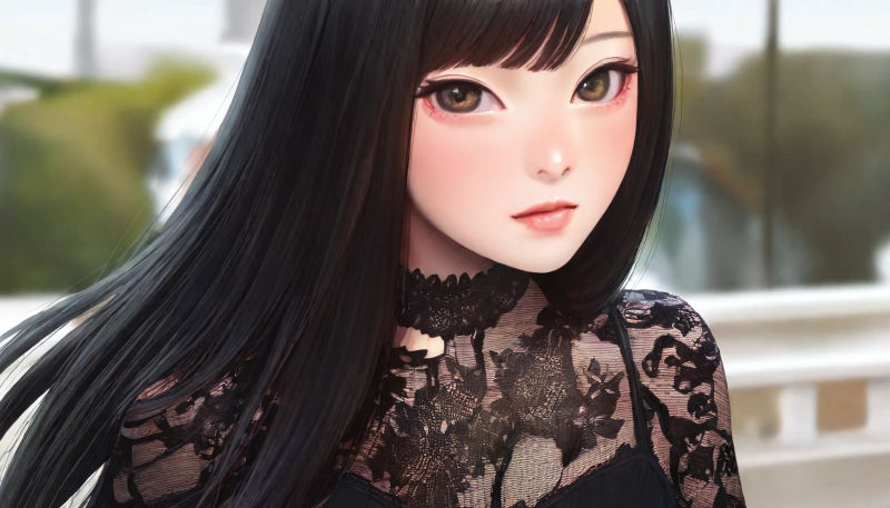 Generated image of a woman