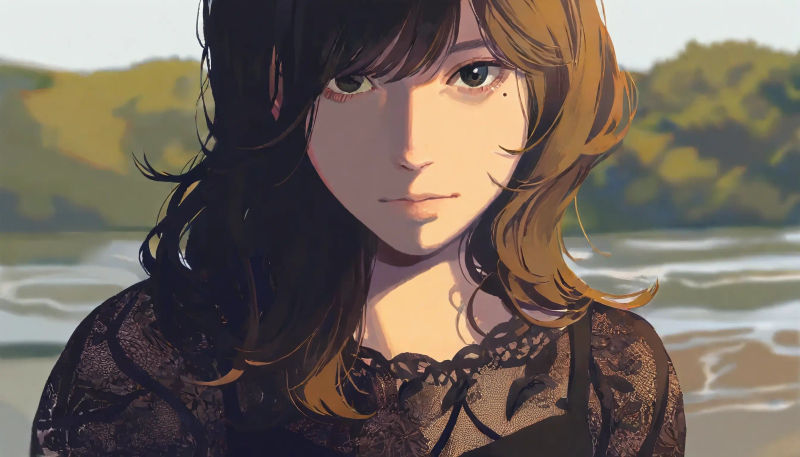 Generated illustration of a woman