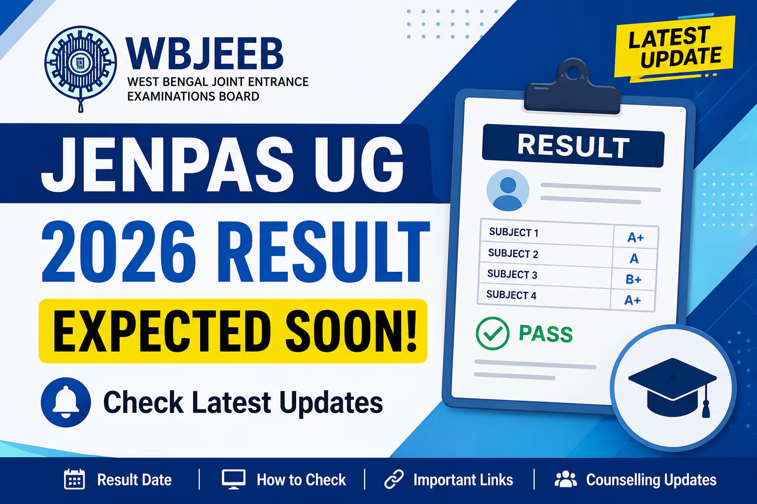 WBJEEB JENPAS UG 2026 Results Expected to Be Announced Soon; Check Latest Updates
