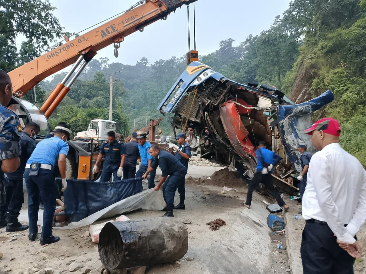 Nawalparasi Bus Crash: Six Dead at East–West Highway S-Bend