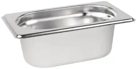 1/9 One Ninth Size Deep Stainless Steel Gastronorm Container – 65mm