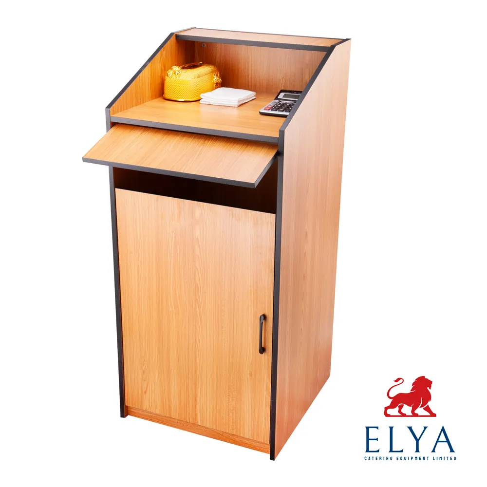 Wooden Restaurant Trash Bin, Fast Food Garbage 100Litre