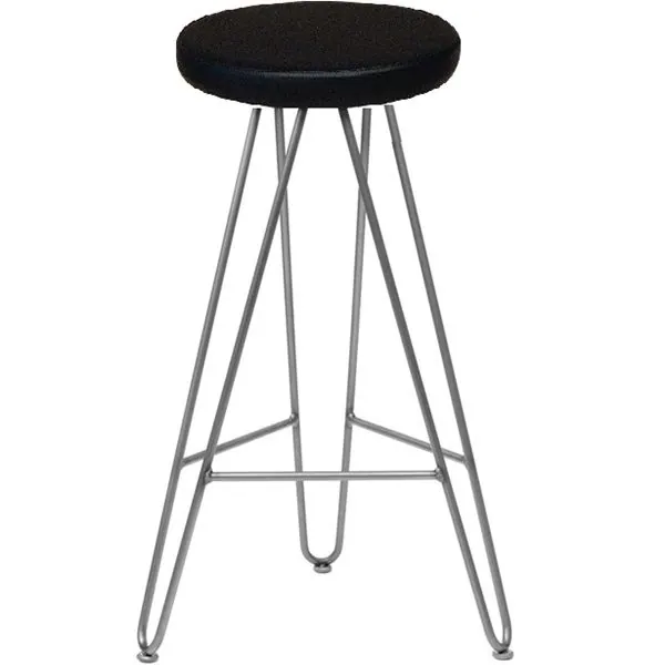Hairpin Counter Height Stools - Padded Seat or Wood Seat