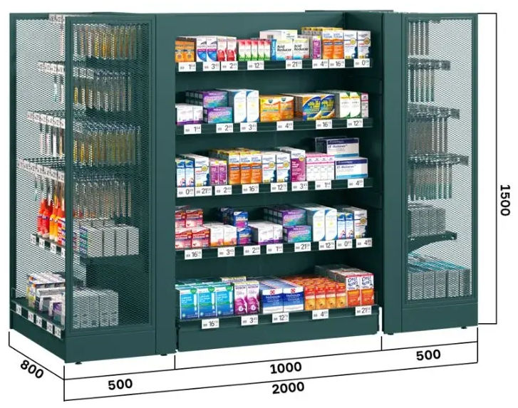 Pharmacy Standard Gondola Island