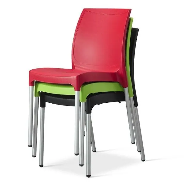 Vibe Indoor / Outdoor Stacking Chairs - 10 Colours
