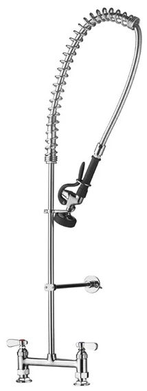 Vogue Twin Pedestal Pre-Rinse Spray
