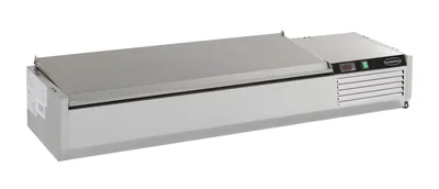 CombiSteel 7450.0025 Refrigerated Counter Top Stainless Steel Top 1/4 GN × 5