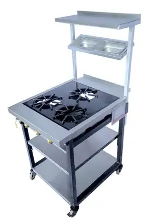 SW Cookers 3 Burner Indian Range Cooker