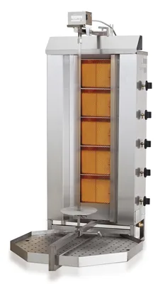 CombiSteel 7049.0015 Gyros Grill Gas Motor on Top 5 Heating Zones