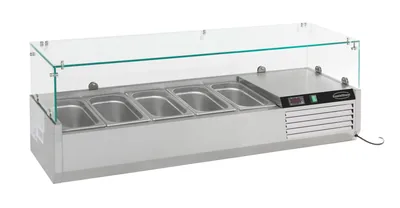 CombiSteel 7450.0005 Refrigerated Counter Top 1/4 GN × 5