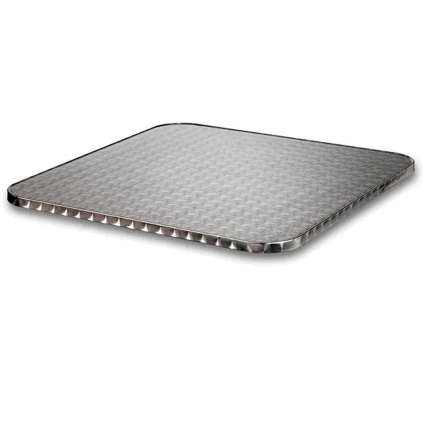 Stainless Steel 700x700mm Square Outdoor Table Tops