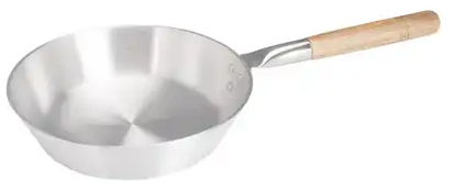 24cm Aluminium Heavy Duty Frypan Wood Handle