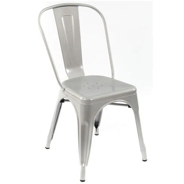 Paris Metal In / Outdoor Chairs - Black or Grey