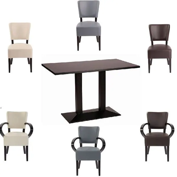 Quattro Large Dining Table & Chairs Set - See Colours