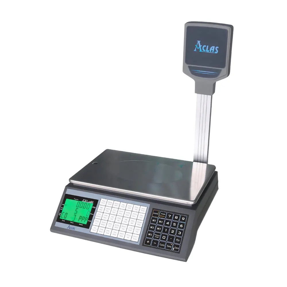 ACLAS PS1 — complete price-computing scale with pole display