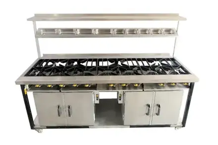 SW Cookers 11 Burner Indian Range Cooker