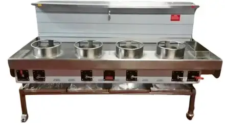 SW Cookers 4 Burner Chinese Wok Cooker — One Line