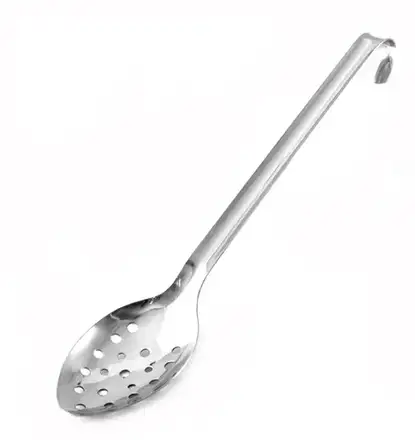 Basting Spoon - Perforated - Hook Handle – 30cm