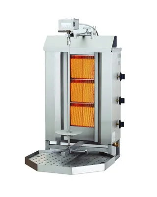 CombiSteel 7049.0005 Gyros Grill Gas Motor on Top 3 Heating Zones