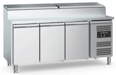 CombiSteel 7950.5195 Saladette 3 Doors 8 × 1/3 GN Container
