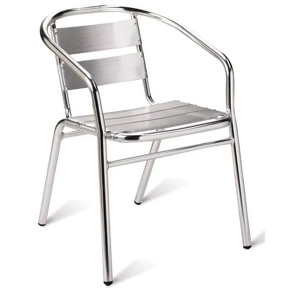 Catalina - Outdoor Stacking Arm Chairs - Aluminium 341010