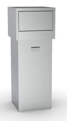 CombiSteel 7333.1000 Stainless Steel Waste Bin 80 L