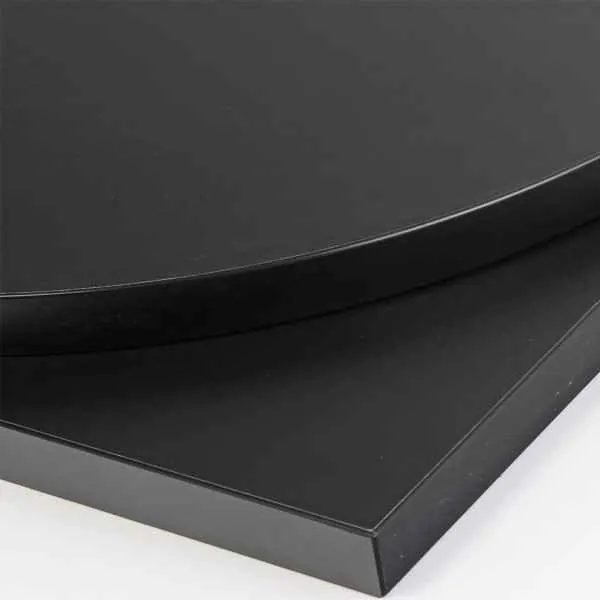 Black Laminate Table Top - Fast Delivery