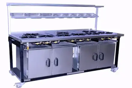 SW Cookers 9 Burner Indian Range Cooker