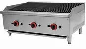 CATERWAY 3 Burner LPG Steam Char Grill