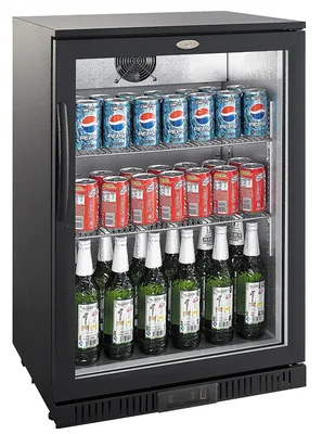 CombiSteel 7527.0030 Backbar Cooler Black 1 Door